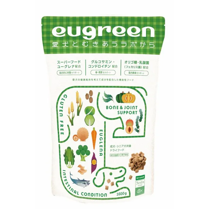 ユーグリーン 機能性フィッシュ 1600g フィッシュ ユーグレナ ペットフード 9430040001【別送品】