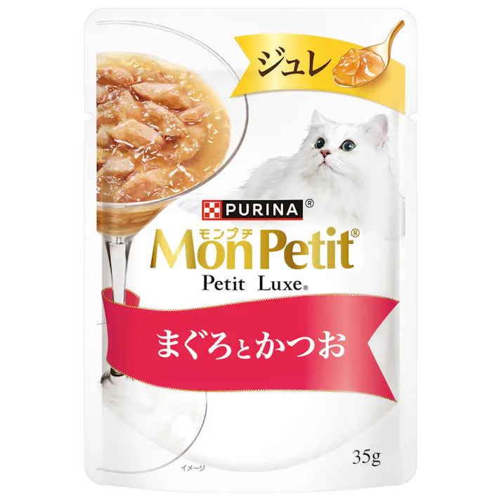 【ケース販売】モンプチ プチリュクス ジュレ 鮪と鰹35g(1ケース48個入) 4902201216838 キャット ウェットフード モンプチ 1061772048【別送品】