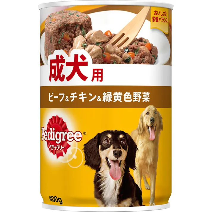 【ケース販売】ペディグリー ビーフチキン野菜400g(1ケース24個入) 4902397809630 ドッグフード 1080197024【別送品】