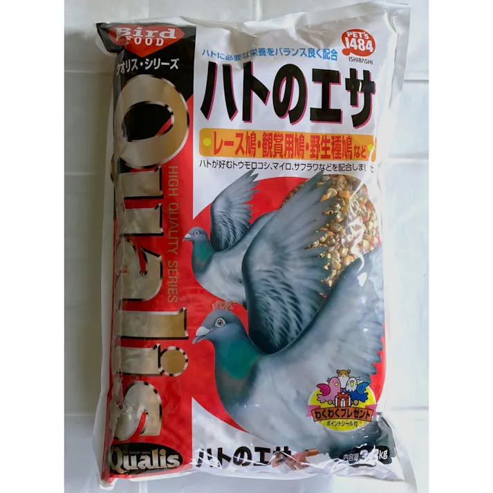 【ケース販売】クオリス ハトのエサ 3.8kg(1ケース5個入) ペット用品 鳥 1540426005【別送品】