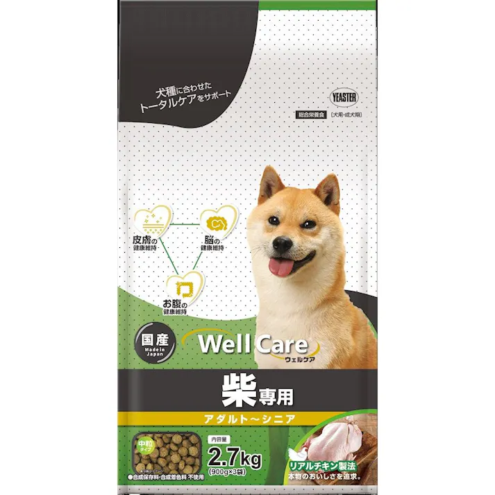 【ケース販売】ウェルケア 柴専用 アダルトーシニア(1ケース4個入) 4970768116540 イースター 2630925004【別送品】