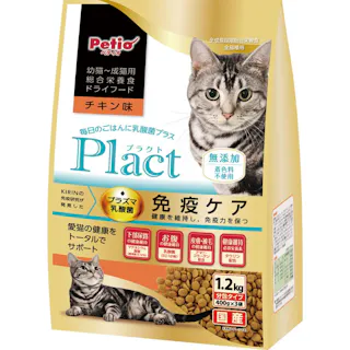 【ケース販売】プラクト 幼猫-成猫用 チキン味1.2kg(1ケース6個入) 4903588145131 ペットのごはん 総合栄養食 3419278006【別送品】