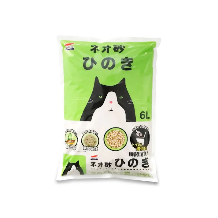 【ケース販売】ネオ 砂ヒノキ 6L(1ケース8個入) 4972316208479 3630336008【別送品】