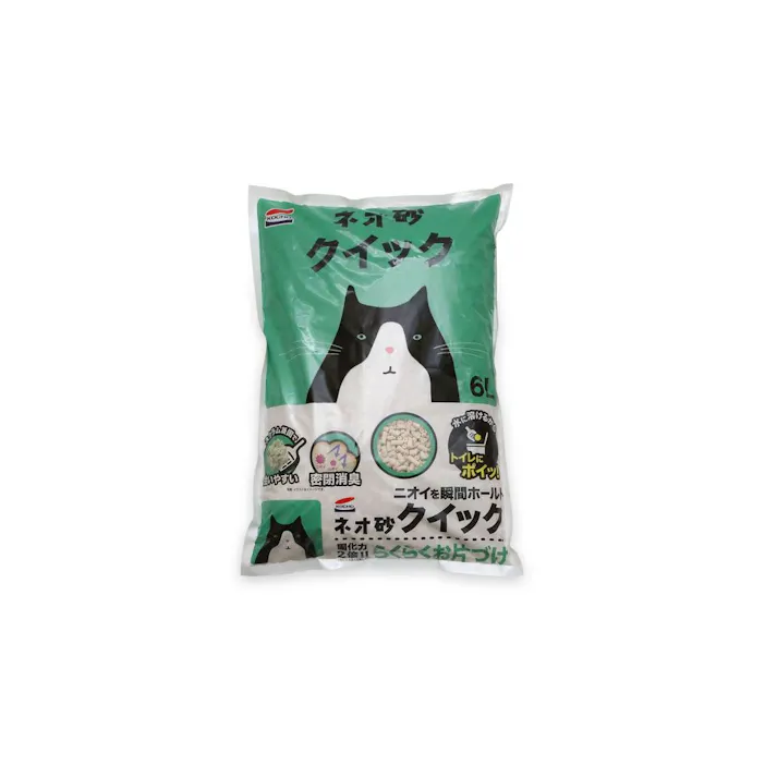 【ケース販売】ネオ 砂クイック 6L(1ケース6個入) 4972316210601 おから 3630458006【別送品】
