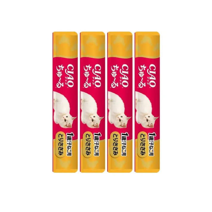 【ケース販売】CIAO ちゅーる 子猫 とりささみ 14g×4P(1ケース48個入) 4901133719134 猫 3752528048【別送品】