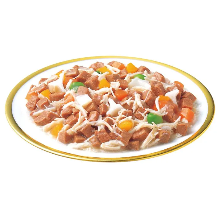 【ケース販売】いなば ビーフと野菜 軟骨ささみ入 50g×3P(1ケース16個入) 4901133779756 犬 3753772016【別送品】