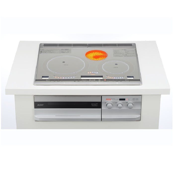 三菱 IHクッキングヒーター びっくリングIH＿CS-G321VSR　専用天ぷら鍋同梱【別送品】