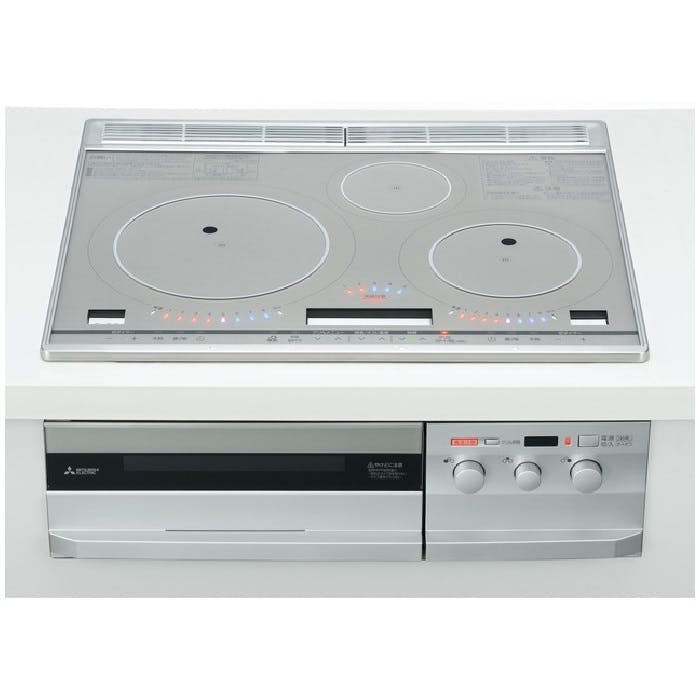 三菱 IHクッキングヒーター びっくリングIH＿CS-T321VSR　専用天ぷら鍋同梱【別送品】