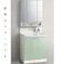 クリナップ 洗面化粧台 ファンシオ BNFL752WTCWE3MBG+M-751NFNC 1面鏡高さ80cm引出しタイプ(扉カラーミルクアッシュ+取手カラーブラック+寒冷地仕様)【別送品】