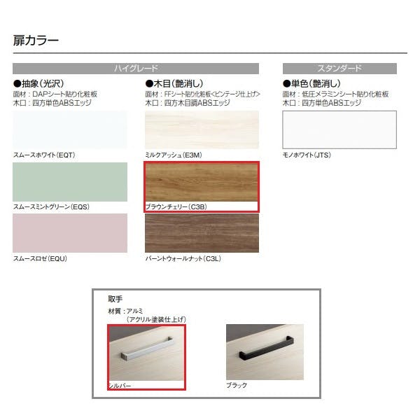 クリナップ 洗面化粧台 ファンシオ BNFH75KWTCWC3BSI+M-753NFNE 3面鏡高さ85cmオールスライドタイプ体重計収納付き(扉カラー ブラウンチェリー＋取手カラーシルバー＋一般地仕様)【別送品】 リフォーム用品 ホームセンター通販【カインズ】