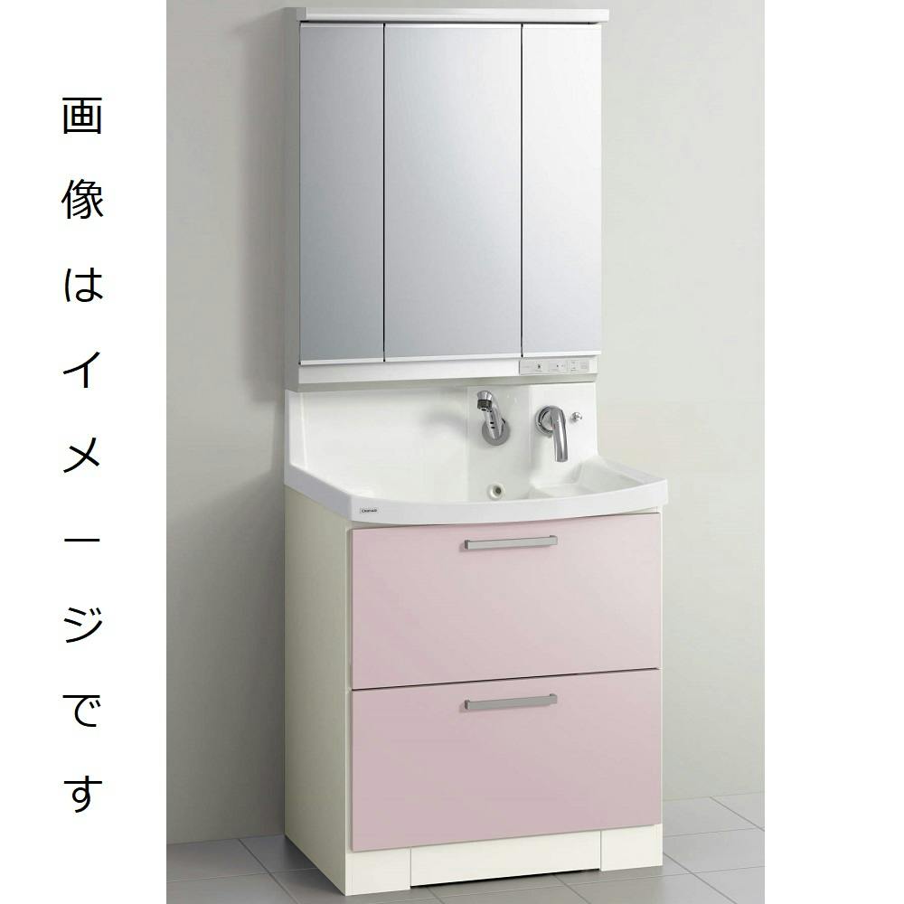 クリナップ 洗面化粧台 ファンシオ 3面鏡高さ85cm開きタイプ(扉カラー