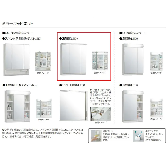 クリナップ 洗面化粧台 ファンシオ BNFL75KWTCWE3MBI+M-753NFNE 3面鏡高さ80cmオールスライド体重計収納付きタイプ(扉カラーミルクアッシュ+取手カラーブラック+一般地仕様)【別送品】