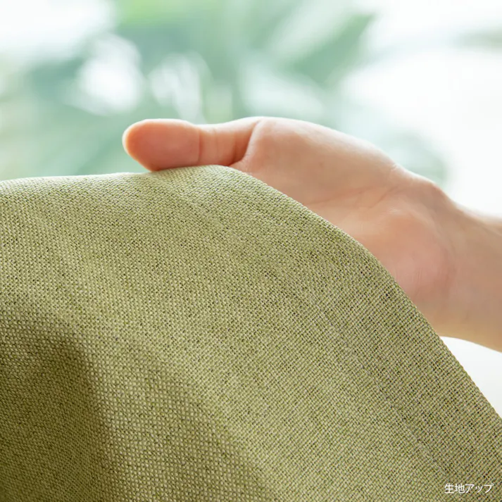 カズマ 遮光無地ドレープカーテン マラコ2 ライトグリーン 100×220cm 2枚組 2級遮光 形状記憶 洗濯OK アジャスターフック付 タッセル付 BX1004GP100220 4538565645856【別送品】