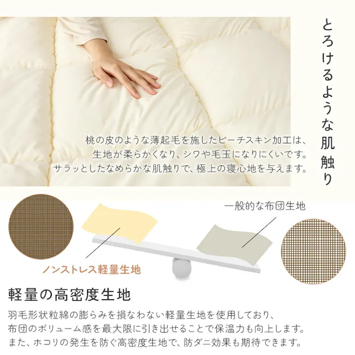 サンリビング エアロゲル高機能掛け布団 【春夏向け】シングル ベージュ 寝具 布団 掛布団 エアロゲル繊維 986455-BE【別送品】