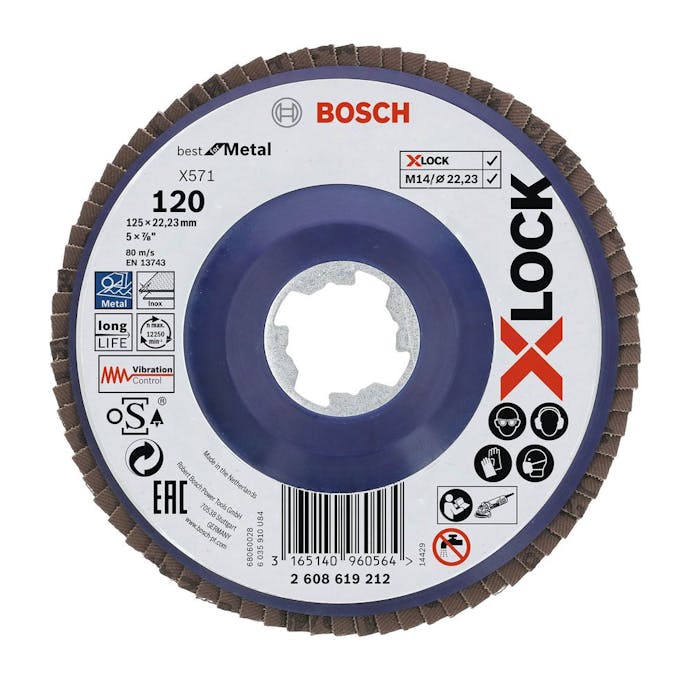 BOSCH ＸＬケンマディスク１２５Ｇ１２０　2608619212【別送品】