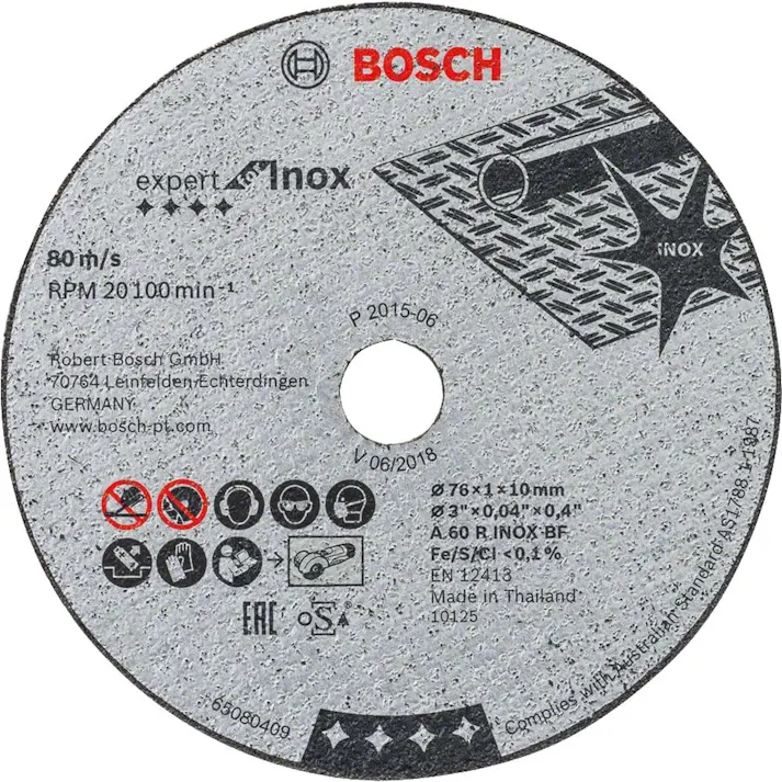 BOSCH セツダントイシ76mm 5p 2608601520【別送品】