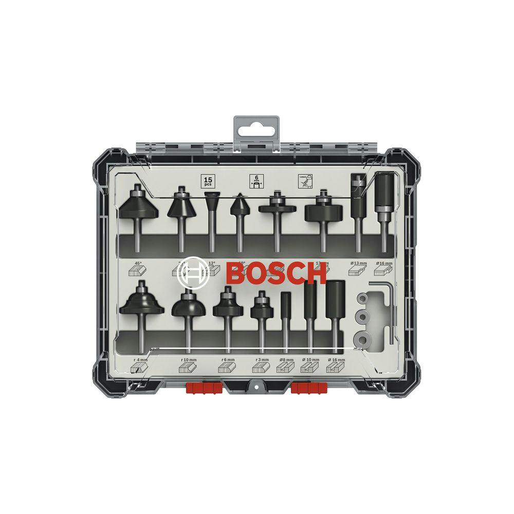 BOSCH ルーター・トリマービットミックス１５Ｐ 2607017471【別送品】 | 電動工具 通販 | ホームセンターのカインズ