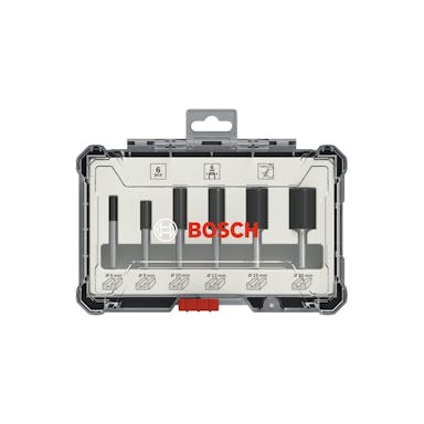 BOSCH ルーター・トリマービットストレート６Ｐ　2607017465【別送品】