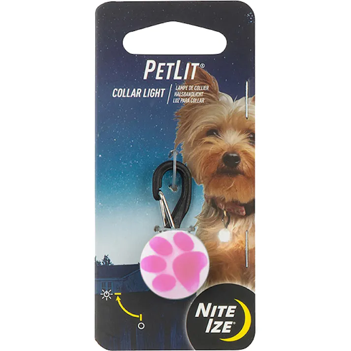 NITE IZE ペットリット パウピンク NI02570 散歩 安全 お散歩用品 光る 0094664025707【別送品】