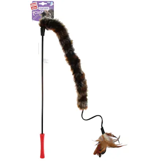 GiGwi キティーティーザーテール&フェザー GW7014 猫じゃらし じゃらし棒 0846295070140【別送品】