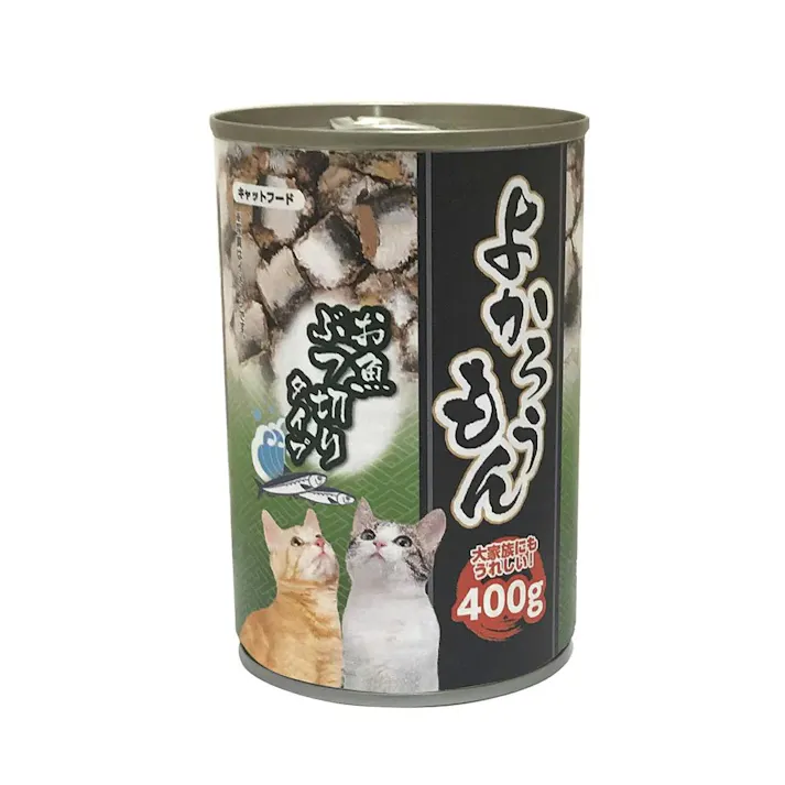 よかろうもん お魚ぶつ切りタイプ 400G キャットフード (カンヅメ) 大容量缶詰 多頭飼い 4522171405034【別送品】
