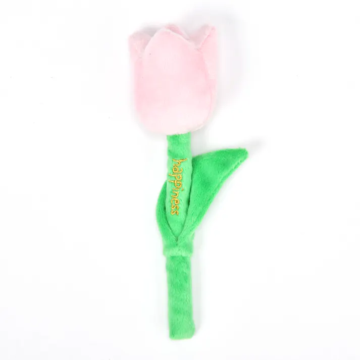 SOLGRA ピンクのチューリップ Pink F 用品 おもちゃ SO165184 噛む音入り かわいい 4573460313288【別送品】