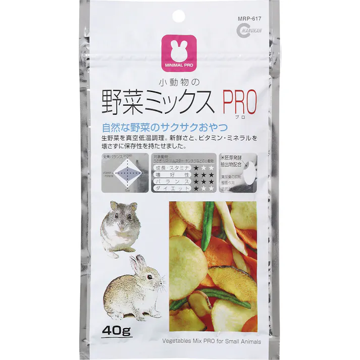 マルカン ヤサイミツクスPRO 40G MRP617 鳥小動物フード 4906456519829 【別送品】