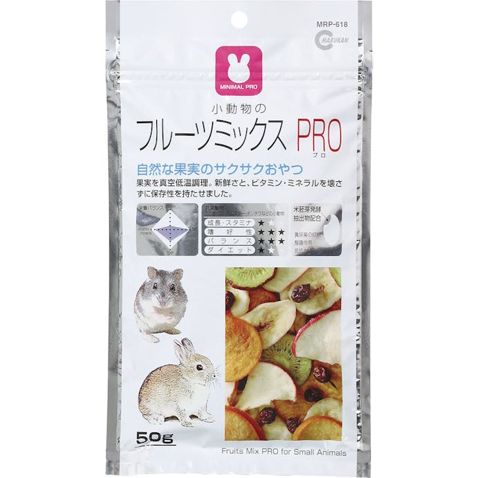 ﾏﾙｶﾝ ﾌﾙｰﾂﾐﾂｸｽPRO 50G MRP618 鳥小動物ﾌｰﾄﾞ  4906456519836 【別送品】