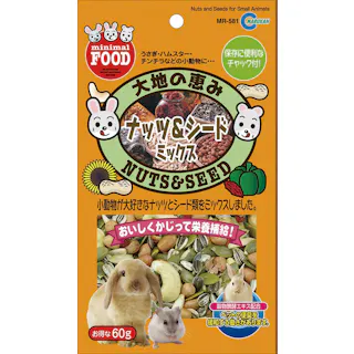 MR-581 ナッツ&シードミックス60G 鳥小動物フード 間食 4906456531845【別送品】