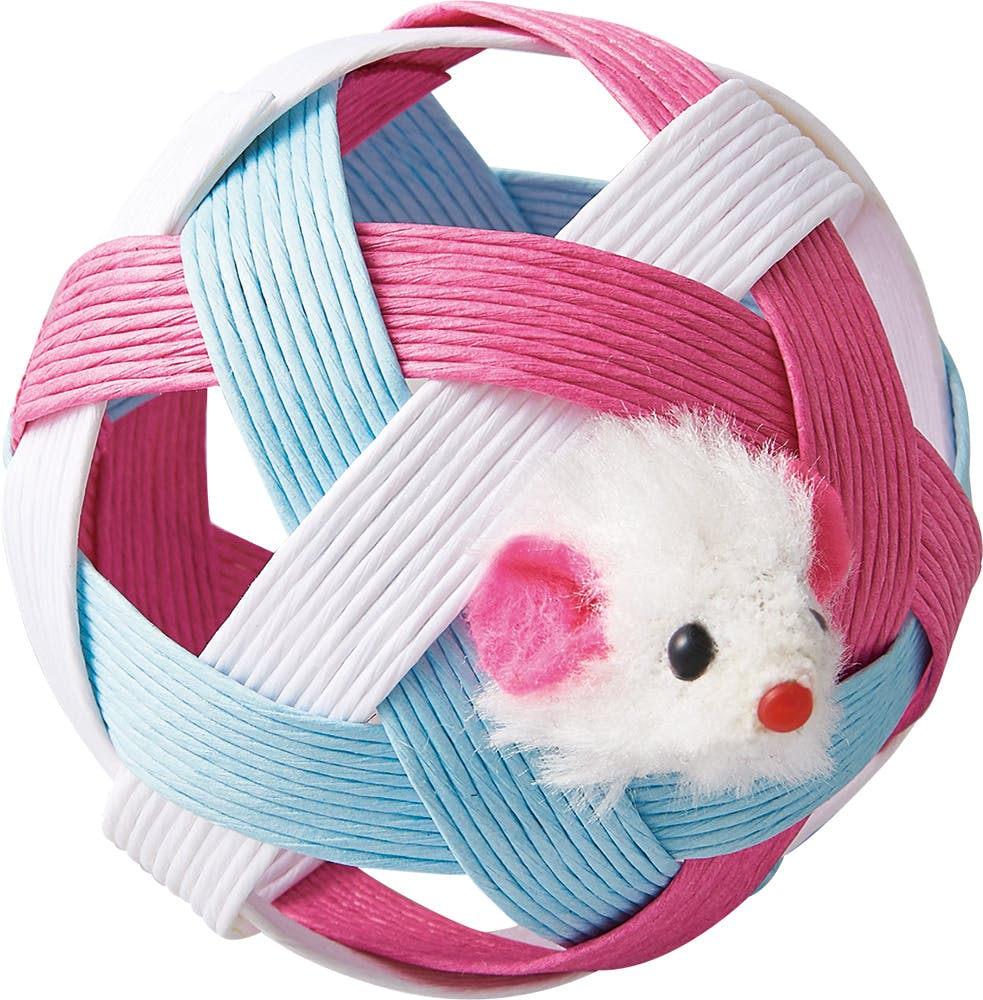 CT-620にゃんこたいむころころボールマウスと鈴 猫用おもちゃ