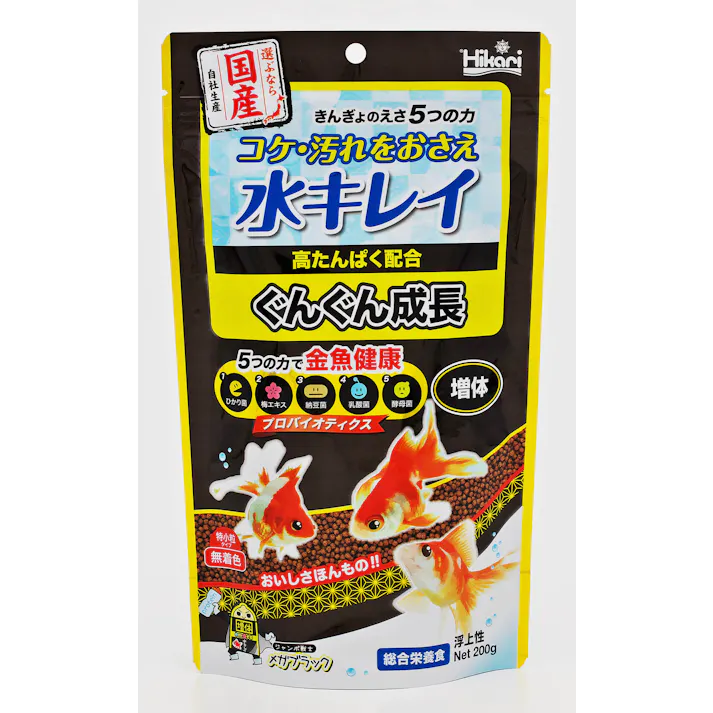キョーリン ひかりきんぎょのえさ5つの力増体200g 魚用品 4971618050953 【別送品】
