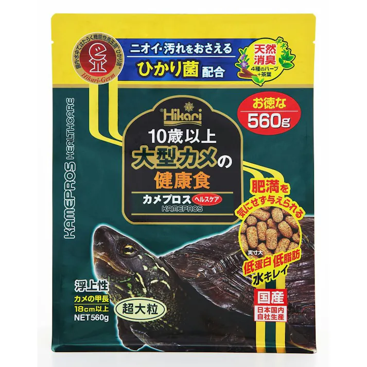 ひかり カメプロスヘルスケア560g 魚用品 国産 健康管理 4971618205858【別送品】