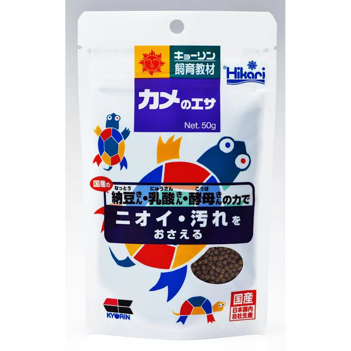 ひかり カメのエサ小粒50g 魚用品 国産 4971618819093【別送品】