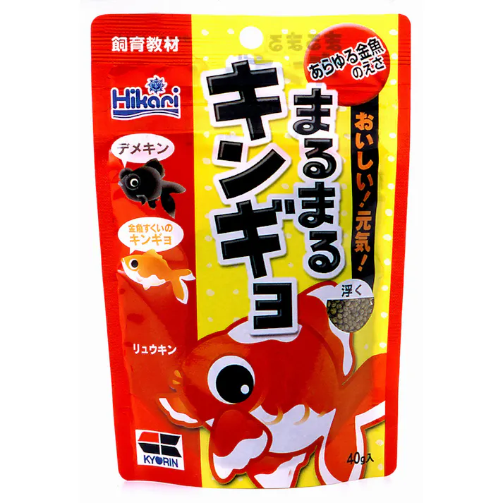 キョーリン ひかりまるまるキンギョ40g 魚用品 4971618884077 【別送品】
