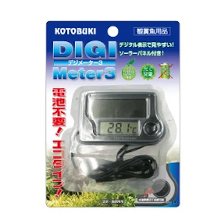 デジメーター3 ソーラー 魚用品 水温計 4972814560512【別送品】