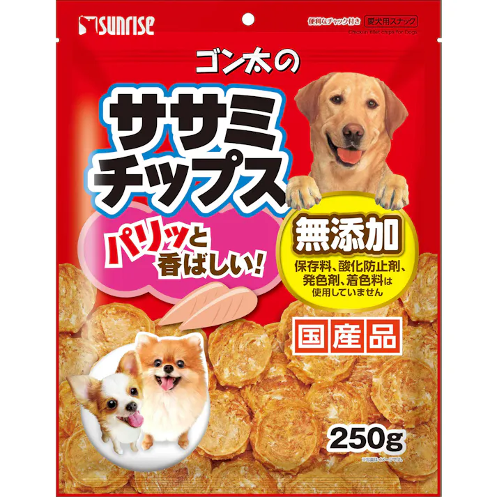 ゴン太のササミチップス 250g 犬おやつ SSC-003【別送品】