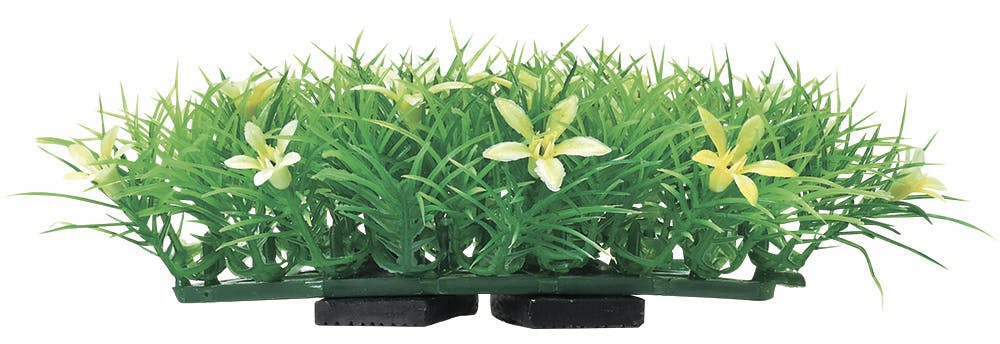 NAP-296 カラフルデコ フラワーマットイエロー 水生動物 器具 砂 砂利