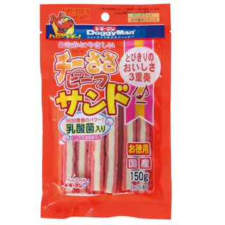 チーささビーフサンド乳酸菌入り150G おやつ(犬・猫) ご褒美用 4976555810547【別送品】