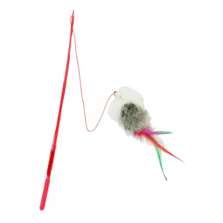 ジヤレネコ フラダンス 猫おもちゃ 猫じゃらし じゃらし棒 4976555842753【別送品】