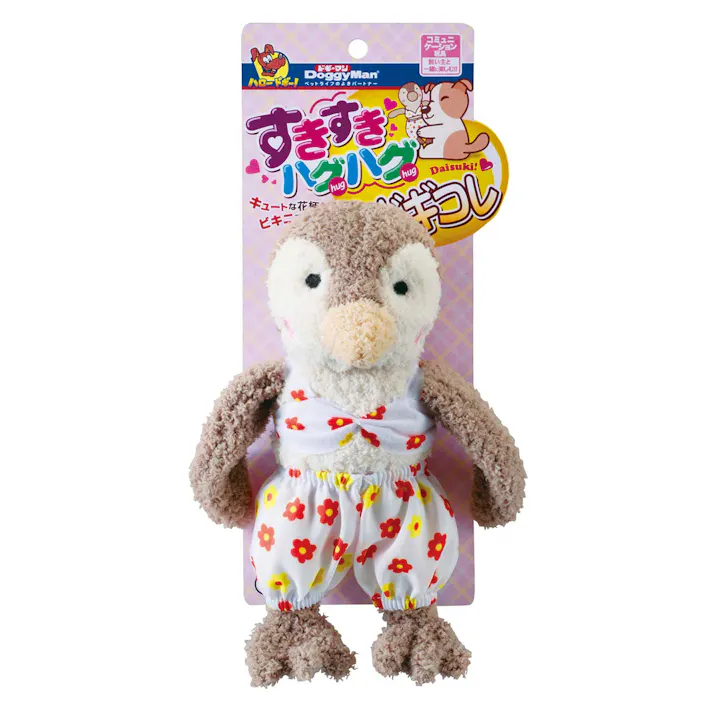 ドギーマンハヤシ すきすきハグハグ ドギコレ ペンギーナちゃん 犬具1クサリ・ブラシ 4976555858099 【別送品】