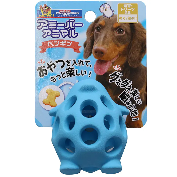 ドギーマンハヤシ アミーバーアニマル ペンギン 犬具1クサリ・ブラシ 4976555858464 【別送品】