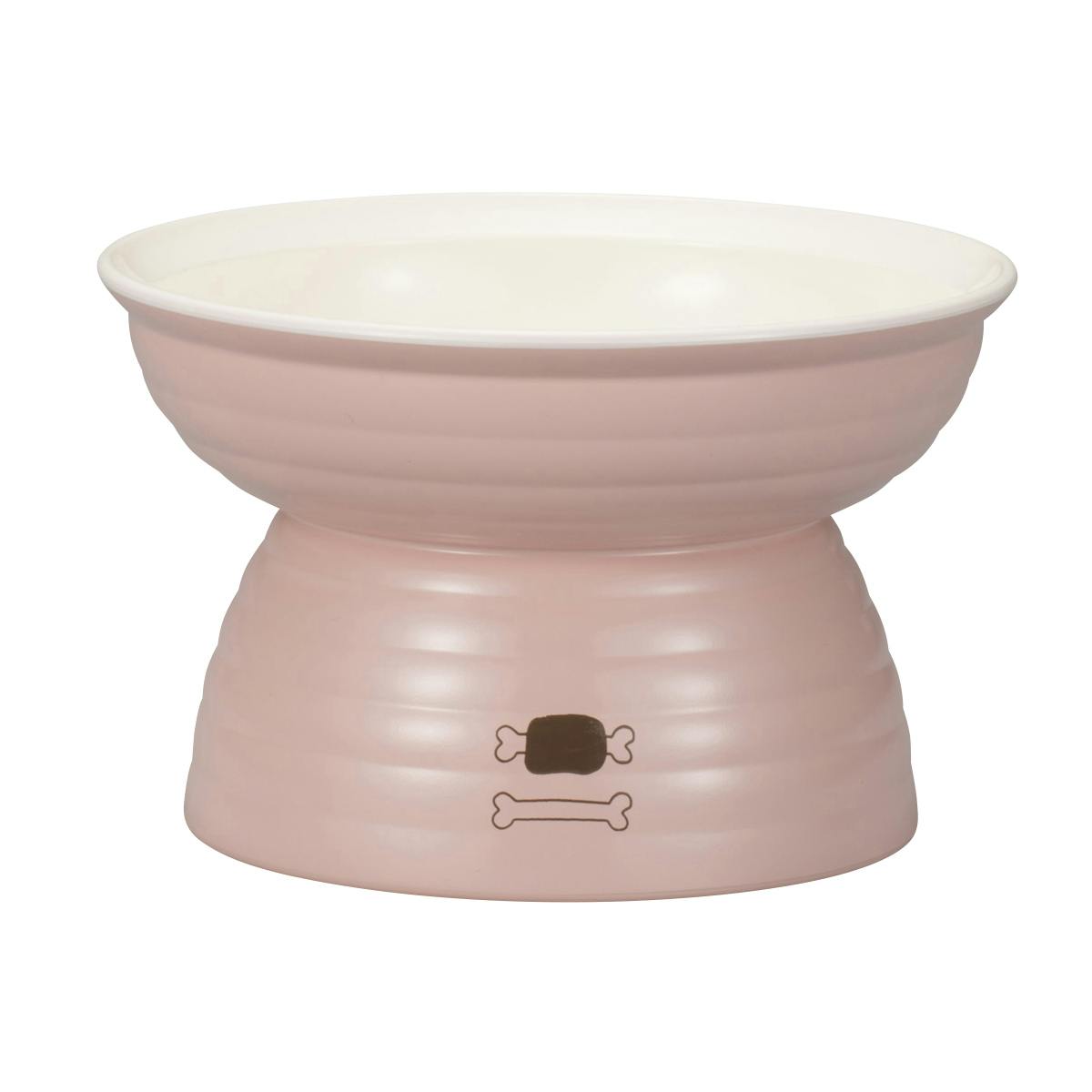 みやわん MIYAWAN脚付きフードボウル235PK×WH 4512951600650 ペット食器 みやわん MIYAWAN脚付きフードボウル235PK×WH 4512951600650 ペット食器