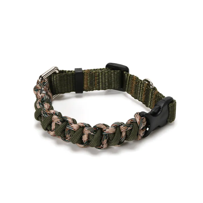 SOLGRA バイカラーコードカラー S Khaki お散歩用品 耐久性 4573460311093【別送品】