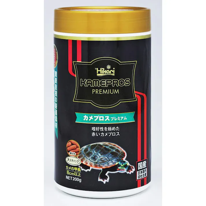 ひかり カメプロスプレミアム大スティック200g 国産 オキアミ シジミエキス 4971618205674【別送品】