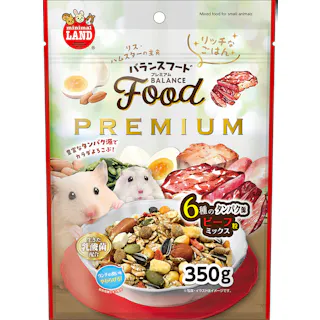ミニマルランド バランスフードプレミアムビーフ粒ミックス リス ハムスター 4906456580355【別送品】