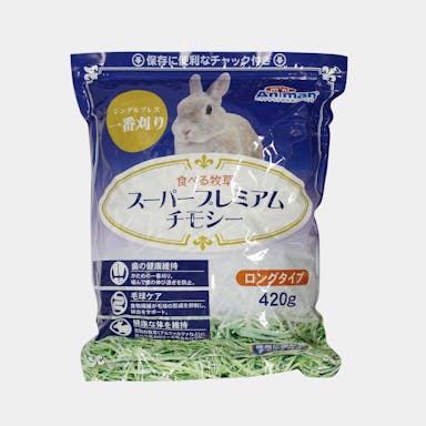 ドギーマンハヤシ 食べる牧草 スーパープレミアムチモシー 420g JANコード：4976555242348【別送品】