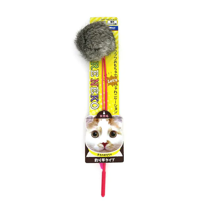 じゃれ猫 ファーファー 1本 猫じゃらし じゃらし棒 4976555842586【別送品】