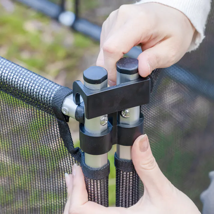 屋外用ペットサークル アルフレックサークル アウトドア 持ち運び可能 アルミ製 4989247635014【別送品】