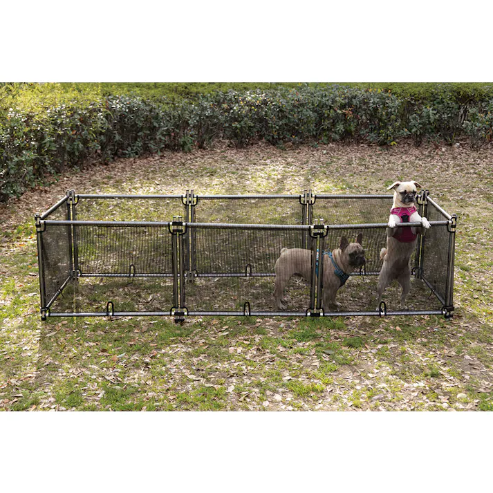 屋外用ペットサークル アルフレックサークル アウトドア 持ち運び可能 アルミ製 4989247635014【別送品】
