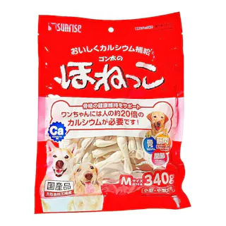 【ケース販売】サンライズ ゴン太のほねっこ M 340G(1ケース24個入) ご褒美用 4970096931068【別送品】